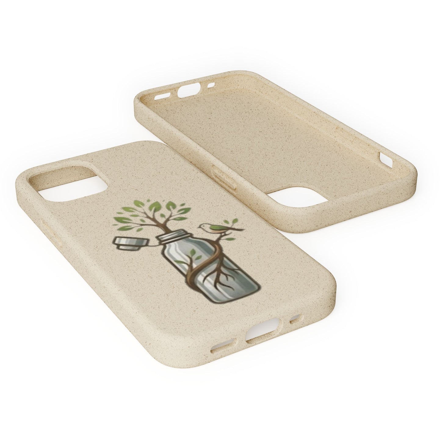 Cover Bio Originale "Rinascita Naturale" - Custodia MagSafe in Bambù & PLA