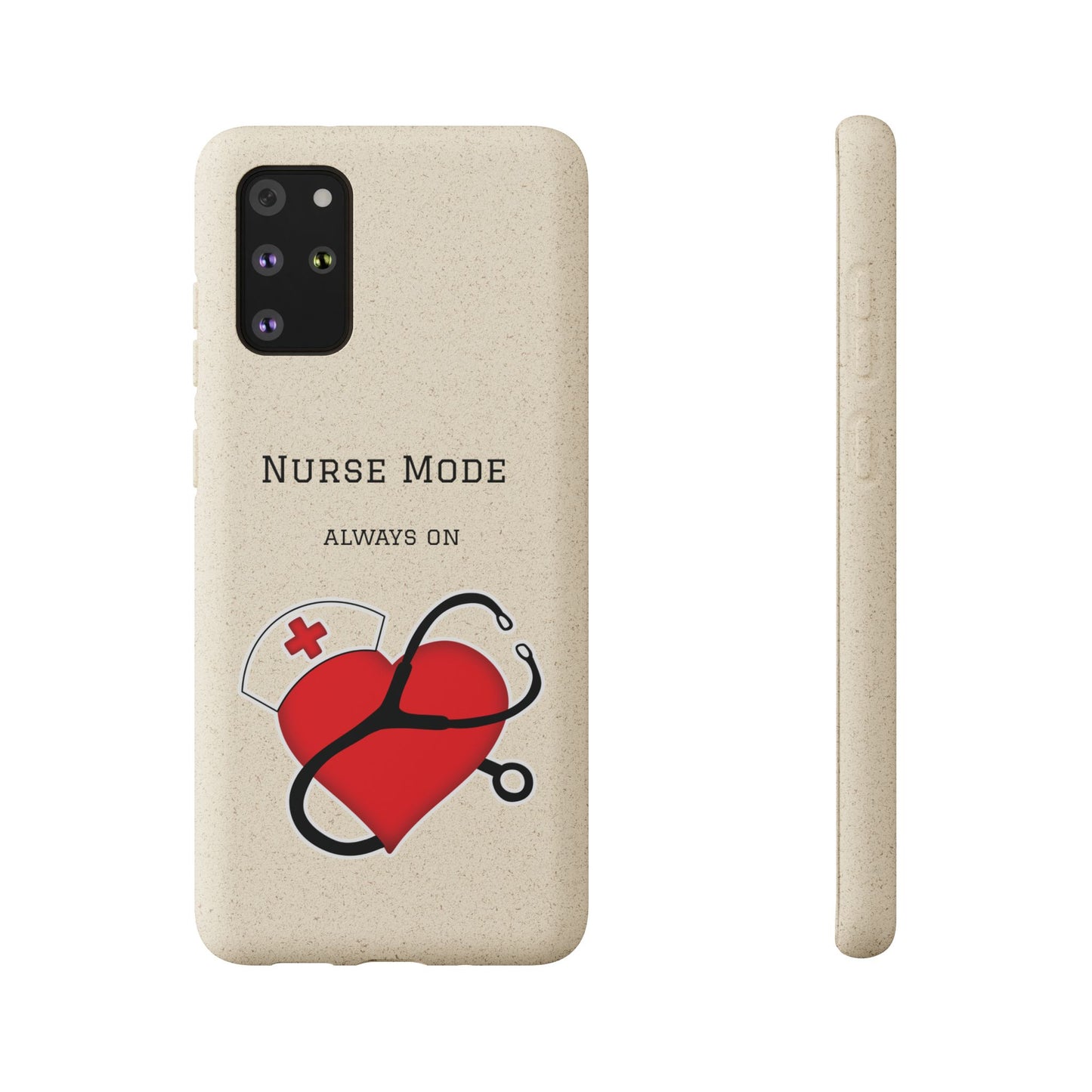 Cover Bio iPhone "Nurse Mode" (Always On) | Custodia Biodegradabile Infermiera & Dottoressa