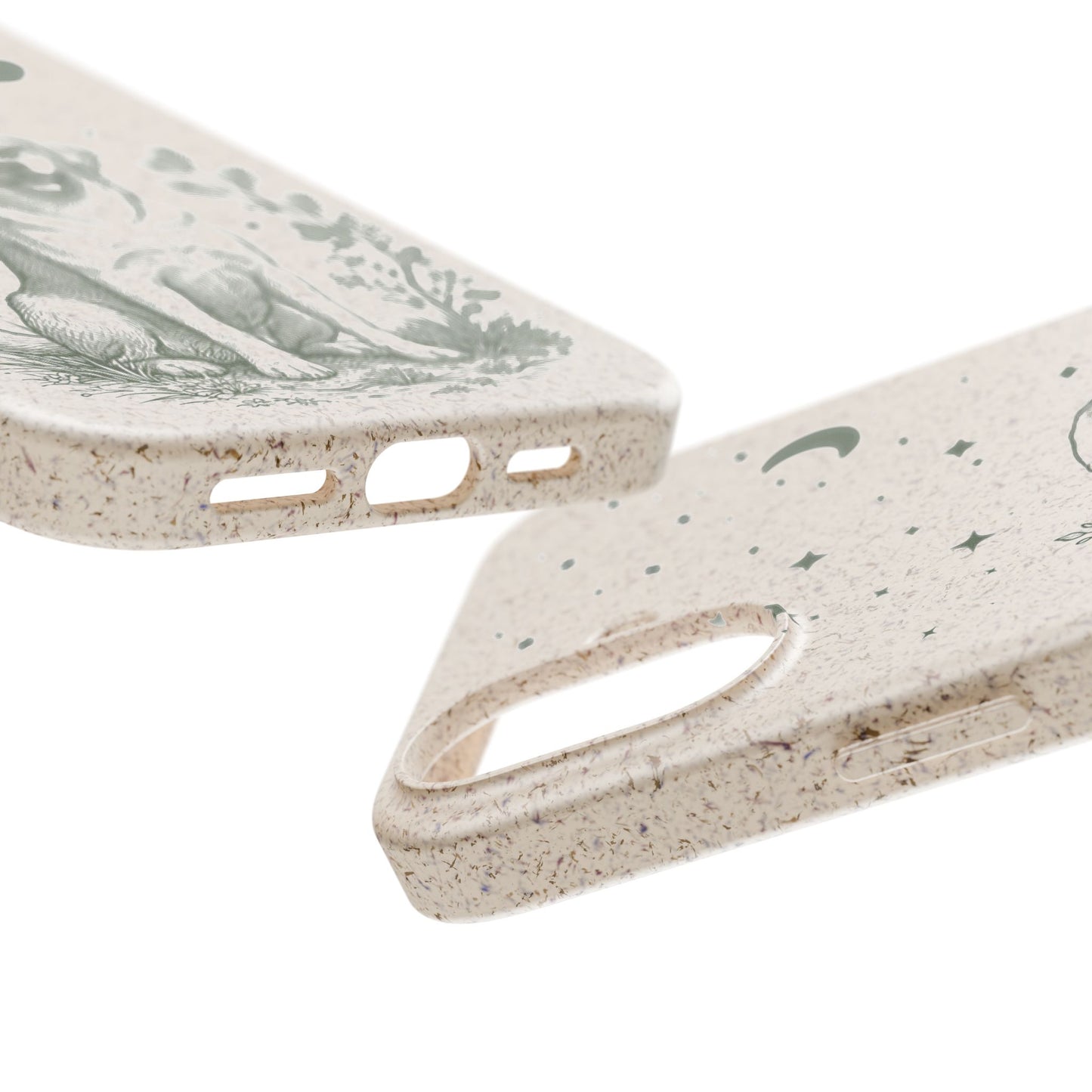 Cover iPhone Biodegradabile Labrador  – Custodia Eco in Fibra di Bambù