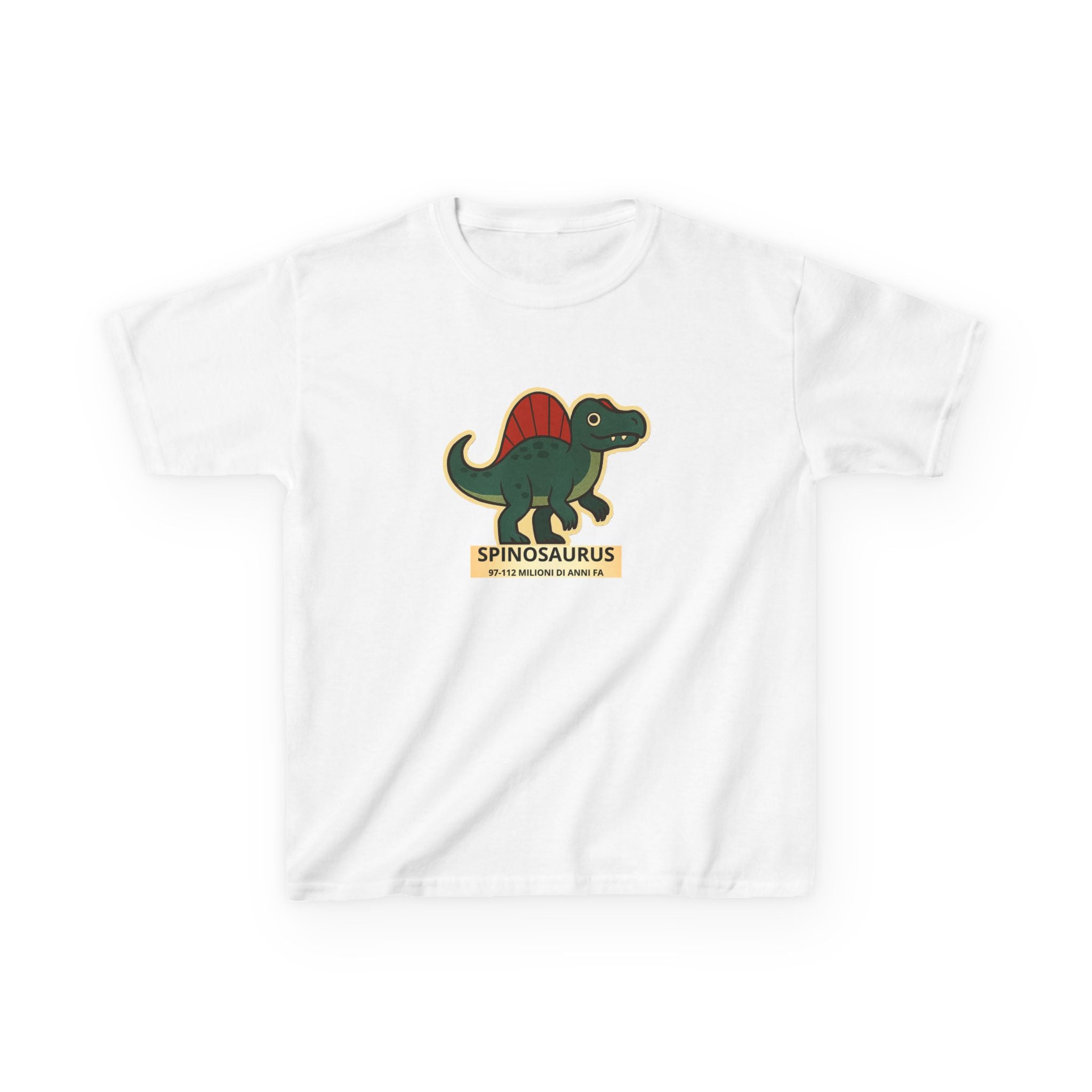 T-shirt Bambino Originale "Dino Spinosaurus" | Maglietta Cotone Morbido