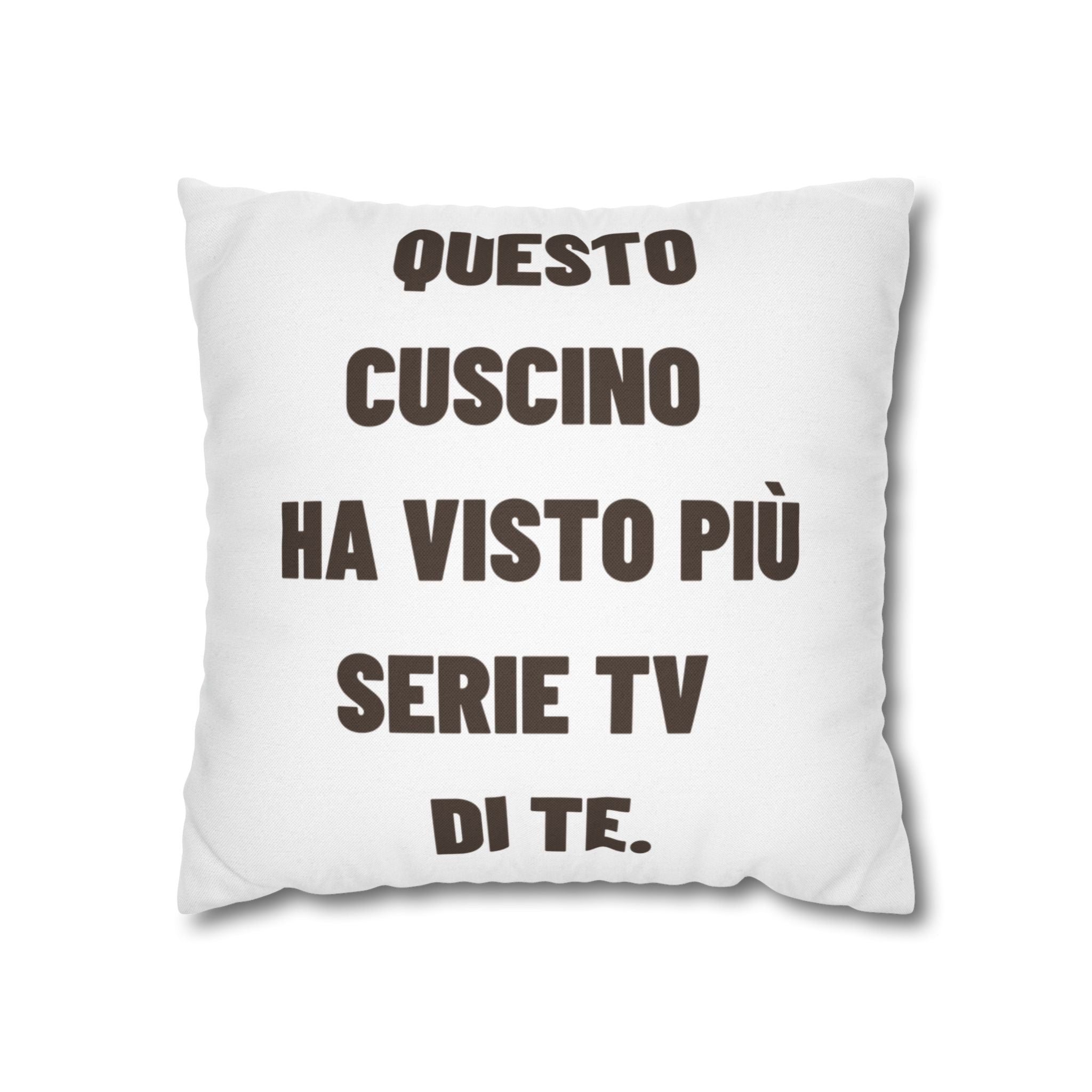 Regalo Originale cuscino,  Serie TV, Cuscino Divertente con Frase, Federa Arredo Divano, Idea Regalo Netflix Lover, Cuscino Ironico, Binge Watching