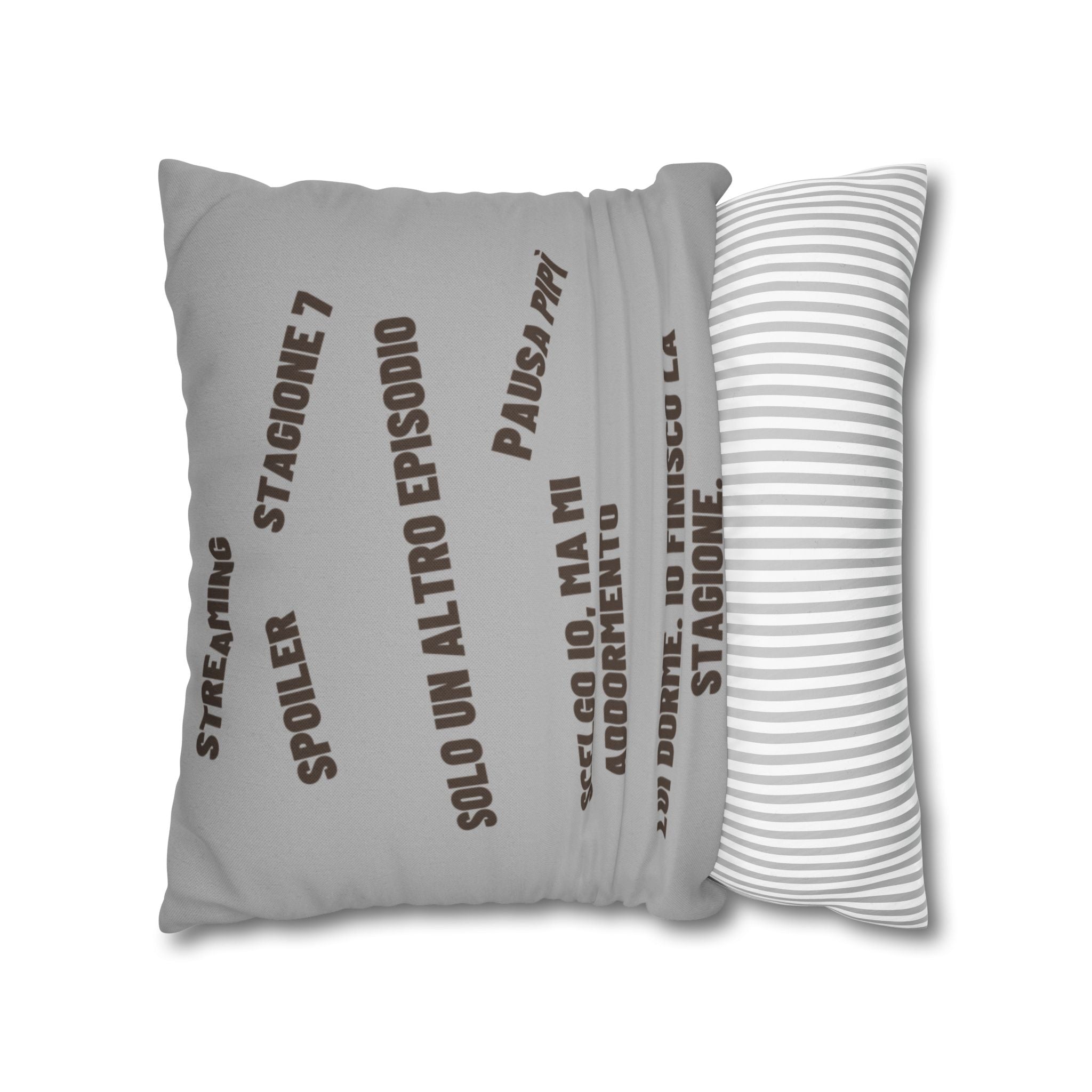 Regalo Originale cuscino,  Serie TV, Cuscino Divertente con Frase, Federa Arredo Divano, Idea Regalo Netflix Lover, Cuscino Ironico, Binge Watching