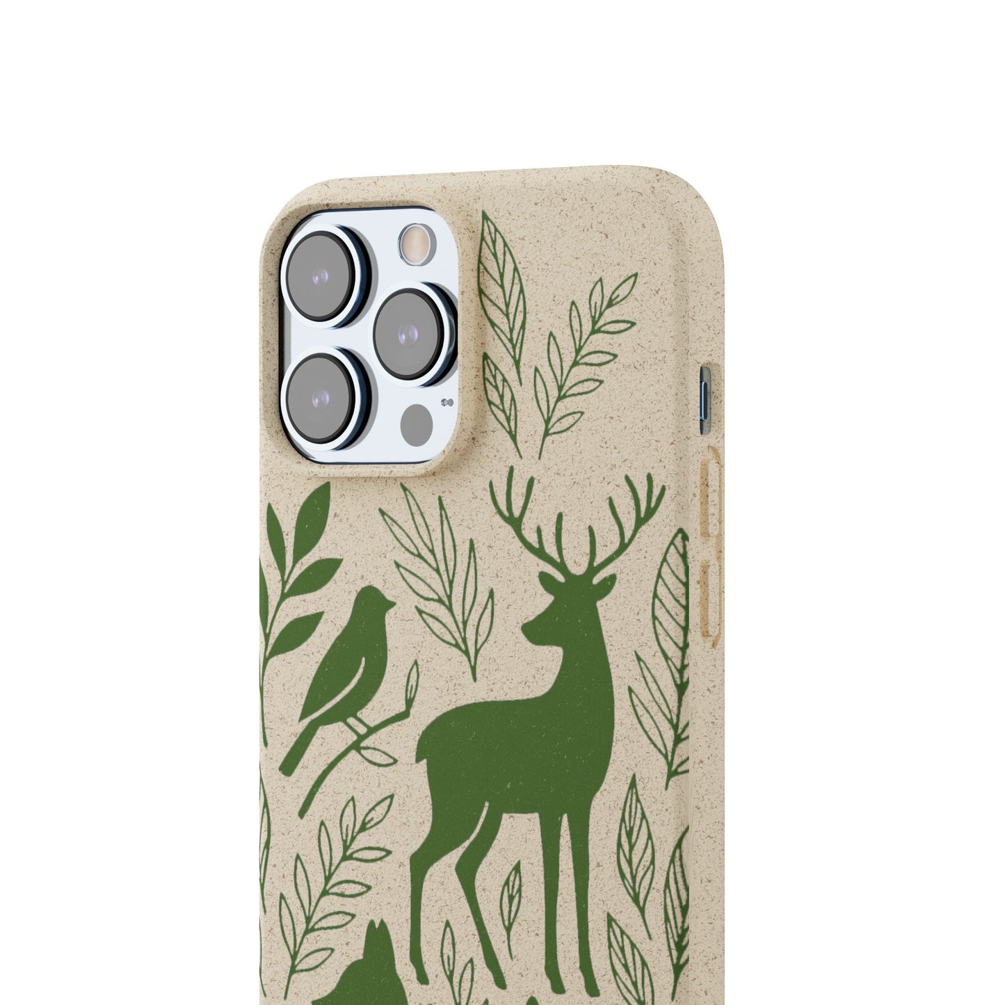 Cover Bio Originale "Animali del Bosco" - Custodia Eco in Bambù & PLA