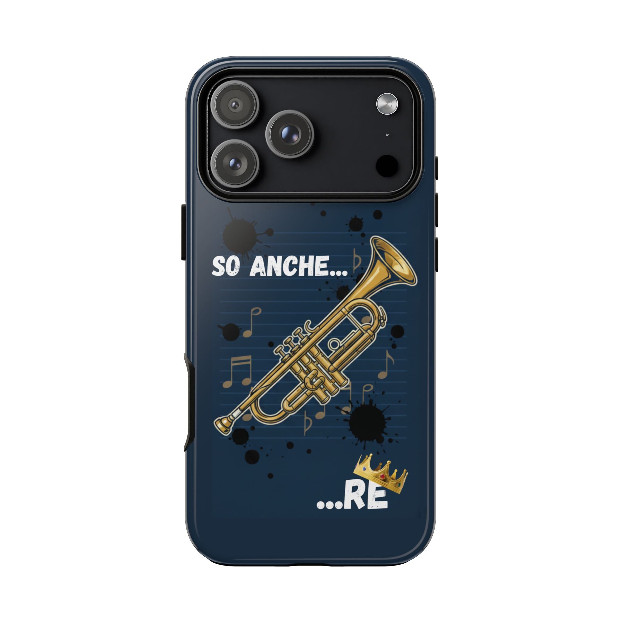 Cover Telefono rigida  Musicista Originale "So Anche... RE" Idea regalo musicisti ironici