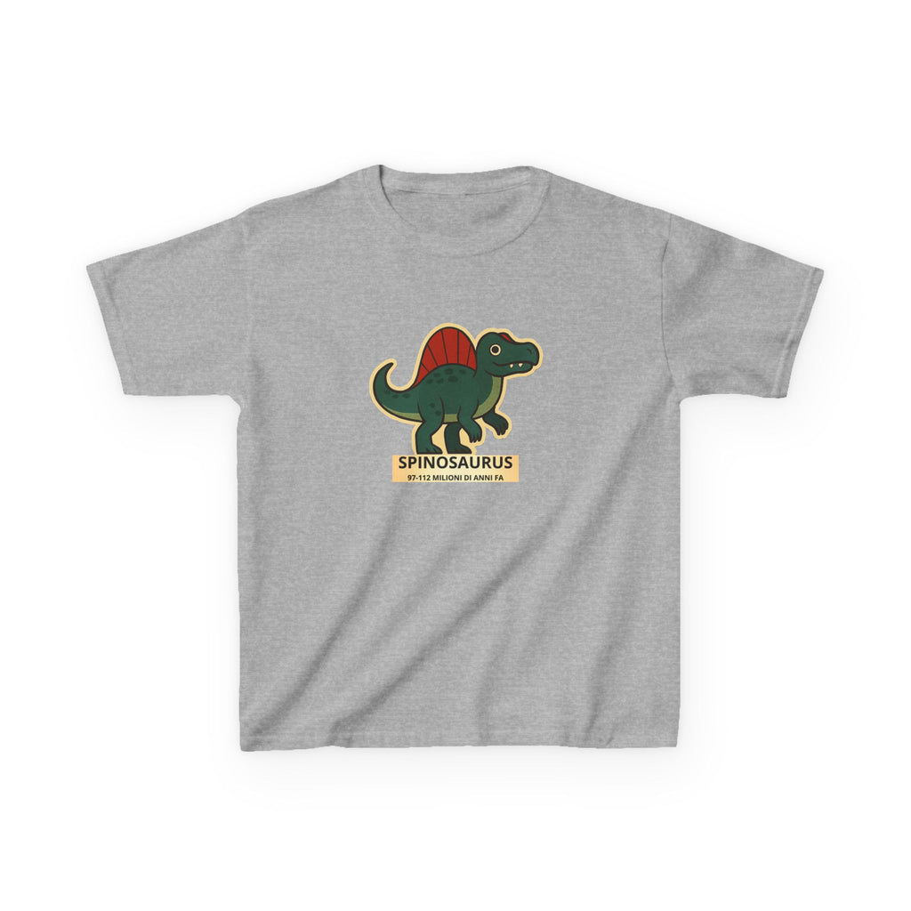 T-shirt Bambino Originale "Dino Spinosaurus" | Maglietta Cotone Morbido