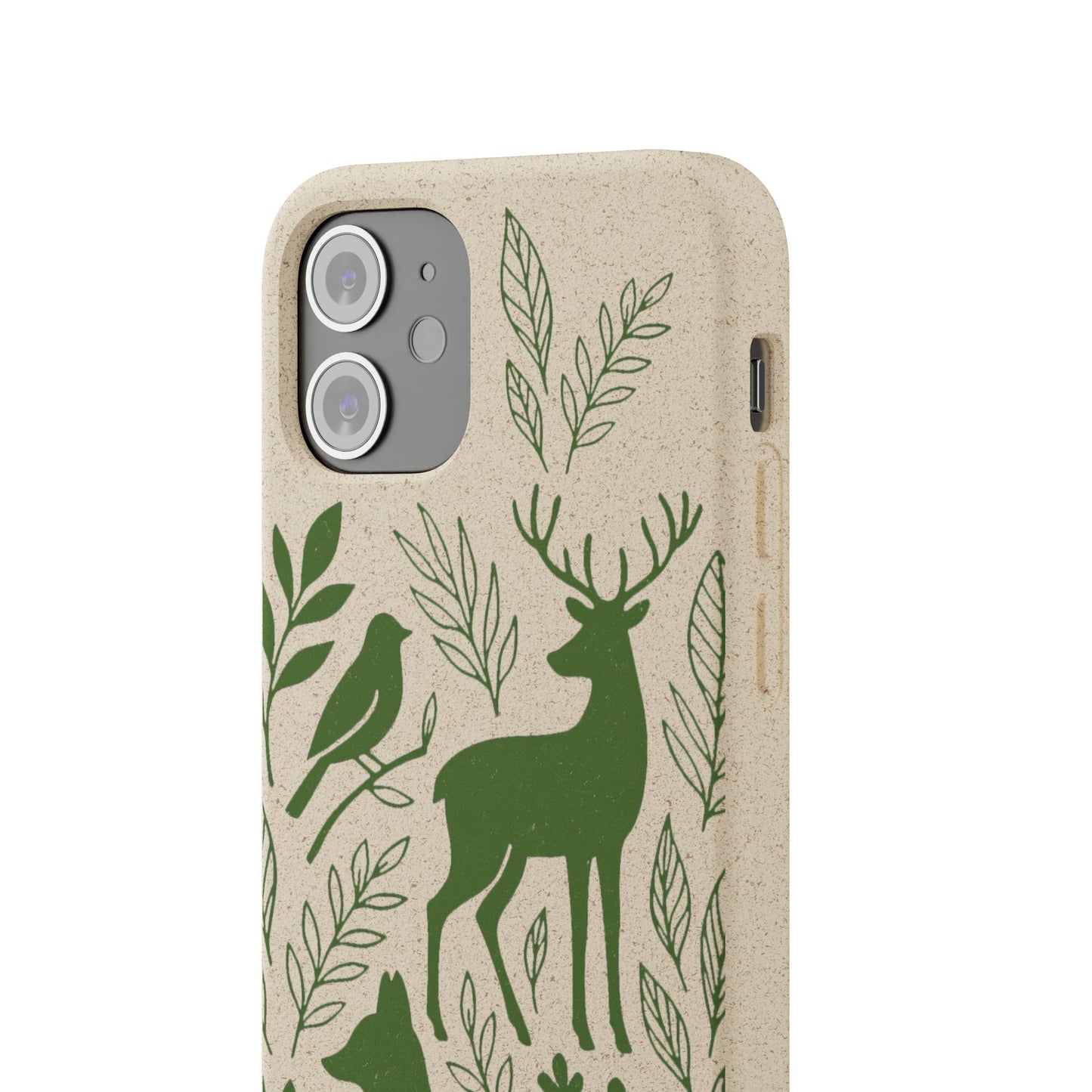 Cover Bio Originale "Animali del Bosco" - Custodia Eco in Bambù & PLA