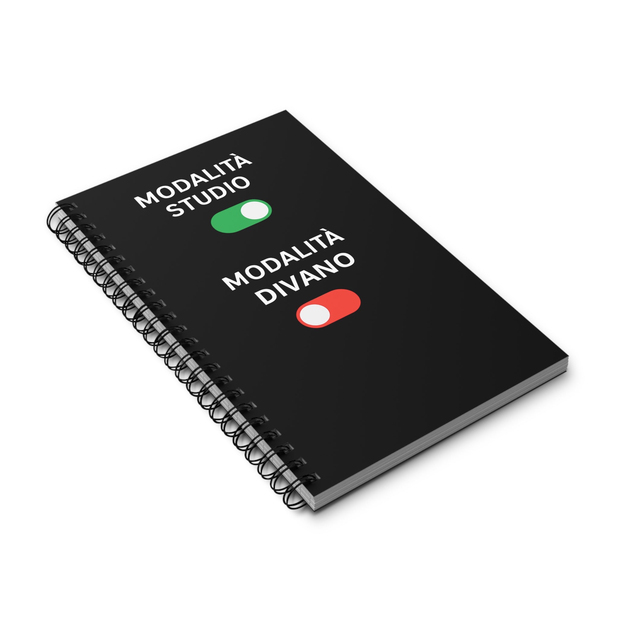 Quaderno Spiralato A5 "Modalità Studio ON" - Regalo Studente Originale