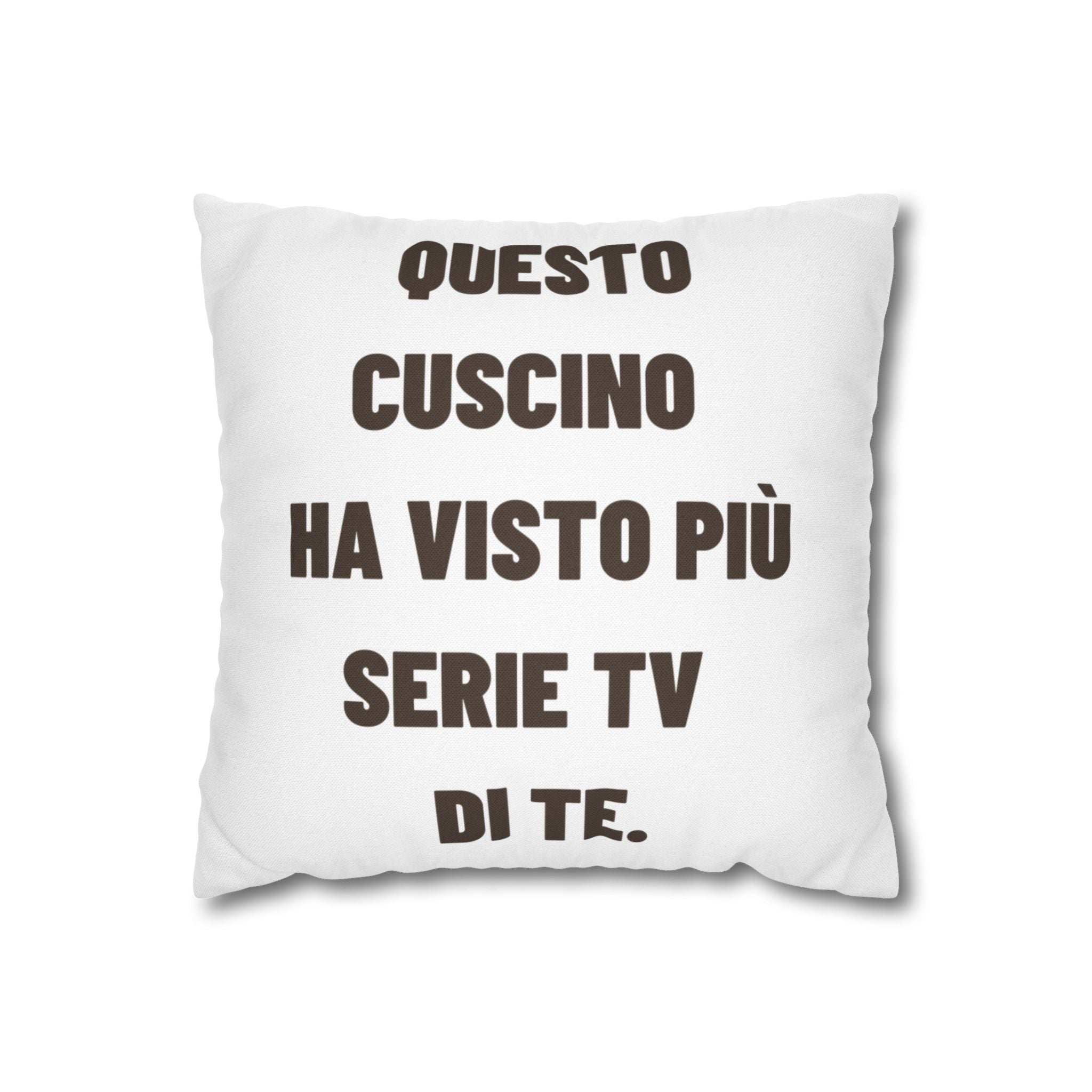 Regalo Originale cuscino,  Serie TV, Cuscino Divertente con Frase, Federa Arredo Divano, Idea Regalo Netflix Lover, Cuscino Ironico, Binge Watching