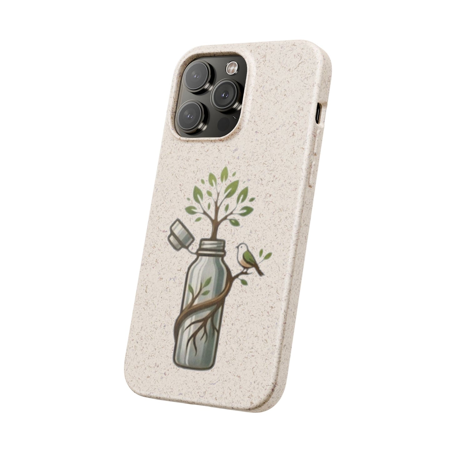 Cover Bio Originale "Rinascita Naturale" - Custodia MagSafe in Bambù & PLA