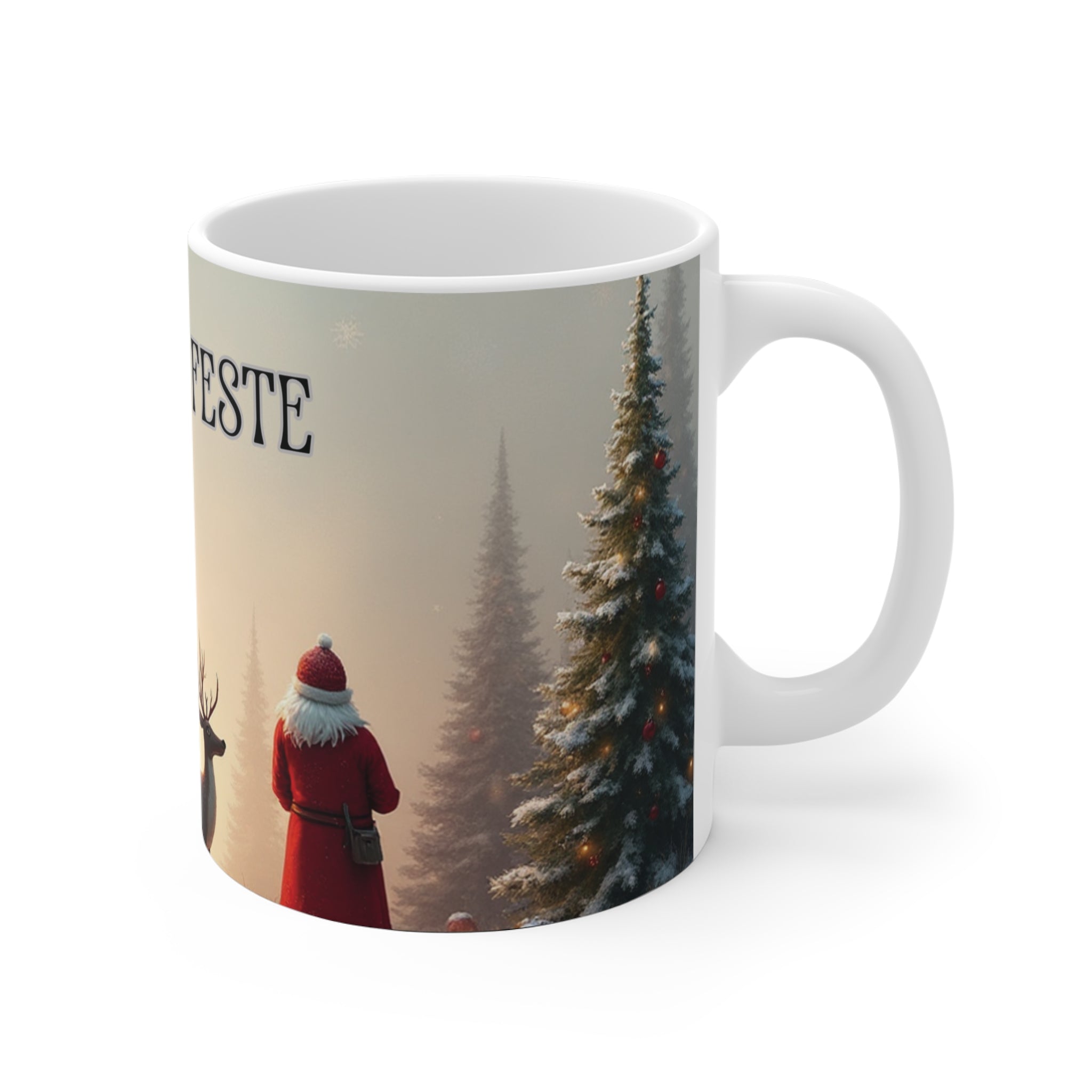 tazza di natale buone feste