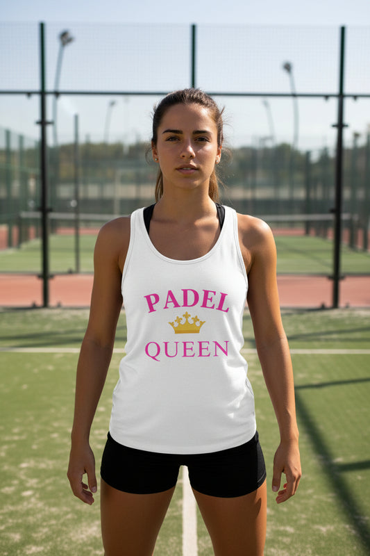 Modella con canotta donna bio Padel Queen