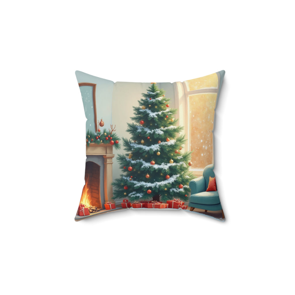 Cuscino decorativo con stampa natalizia design Originale per divano e arredo casa feste