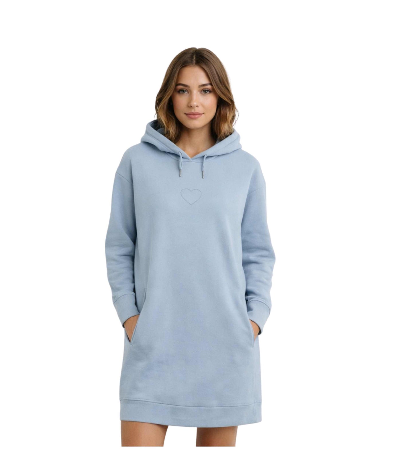 Abito Felpa Donna con Cappuccio Originale Eco Premium