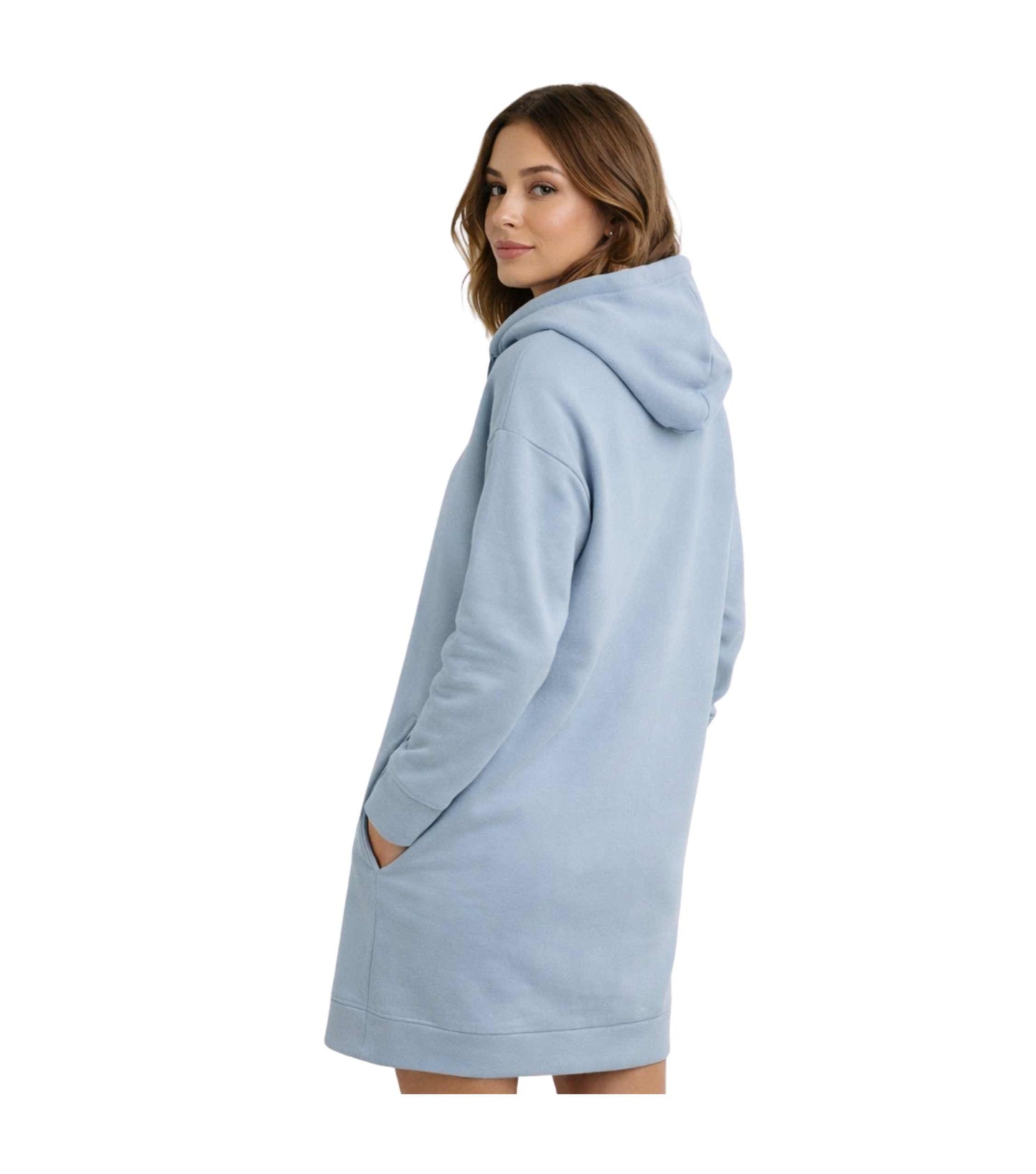 Abito Felpa Donna con Cappuccio Originale Eco Premium