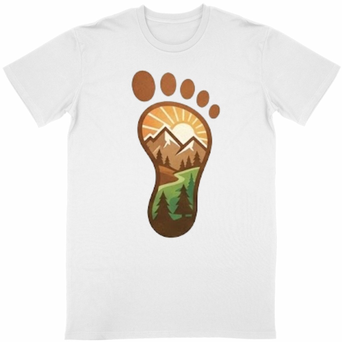 tshirt piede - fronte_bianco