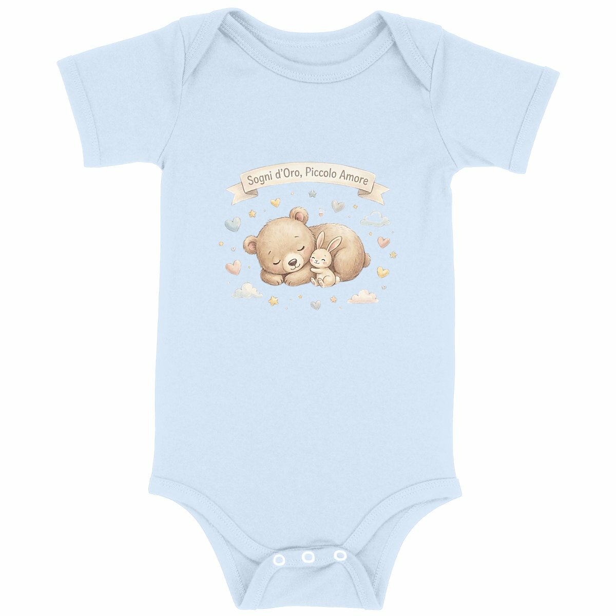 body eco nenonato sogni d'oro - fronte_blu