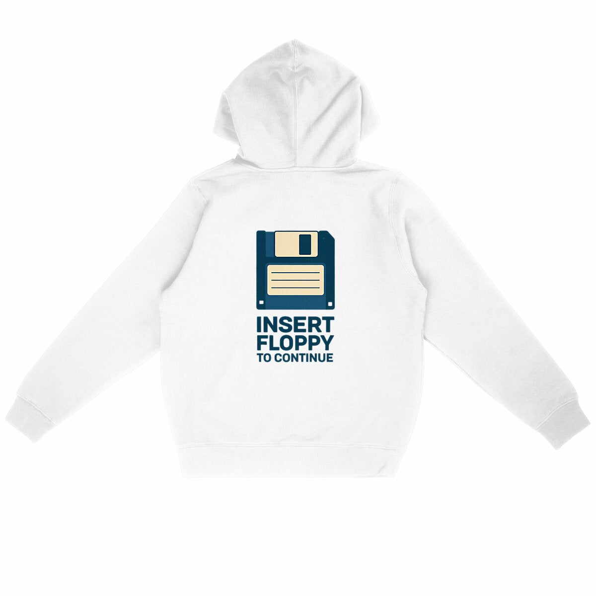 FELPA FLOPPY - retro_bianco