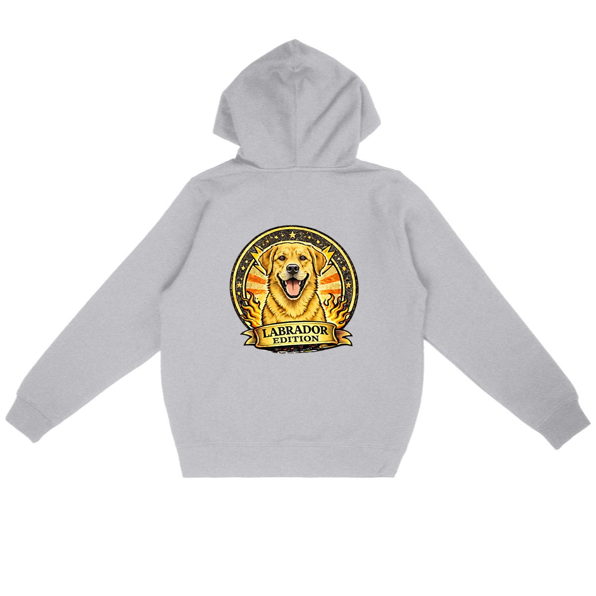 felpa cappuccio labrador - retro_grigioheather